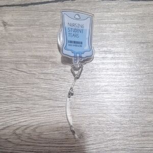 Nursing Student Tears Badge Reel - Light Blue